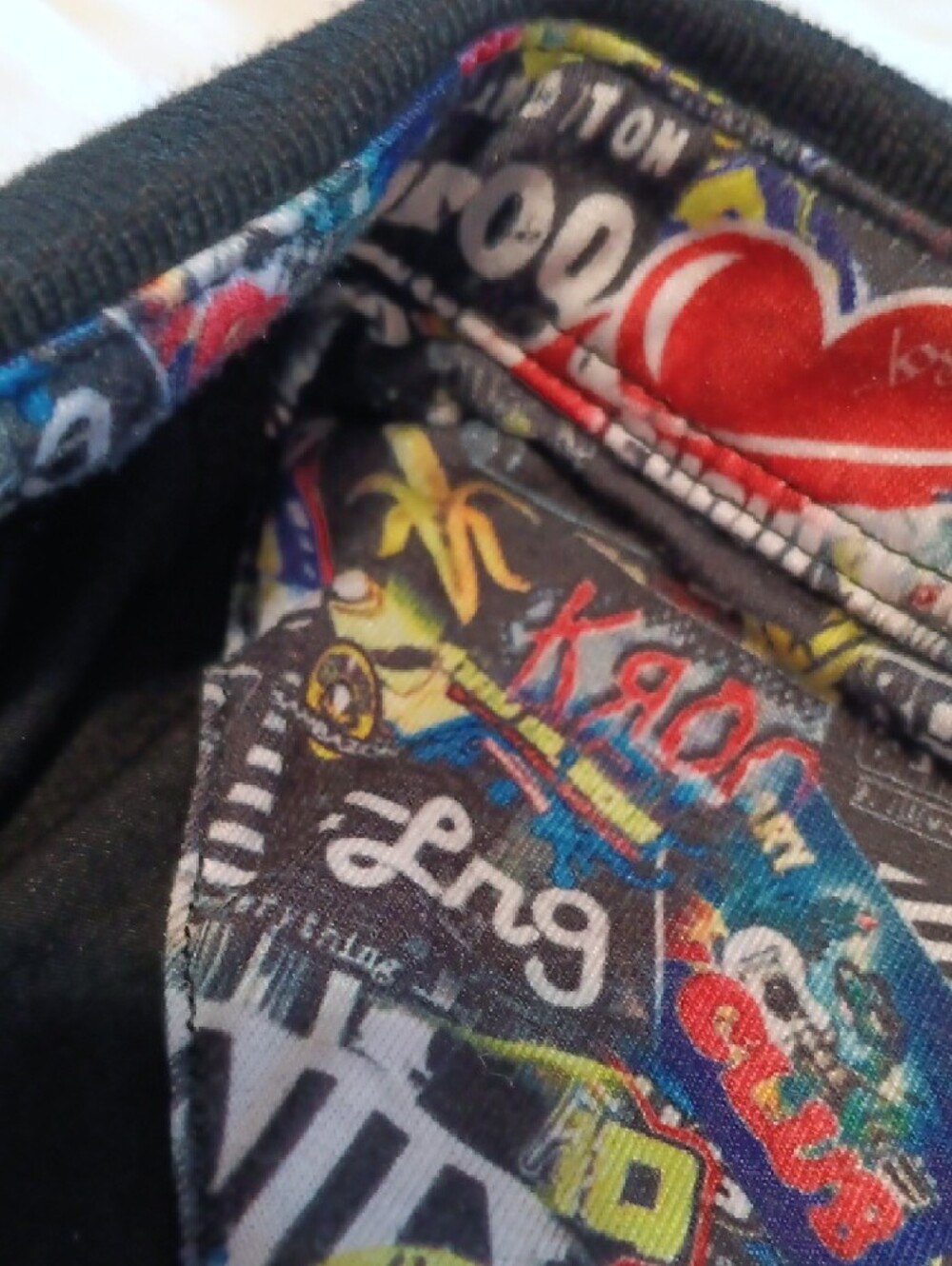 Lrg Multicolor Sticker-Print Logo Tee - Picture 6 of 7